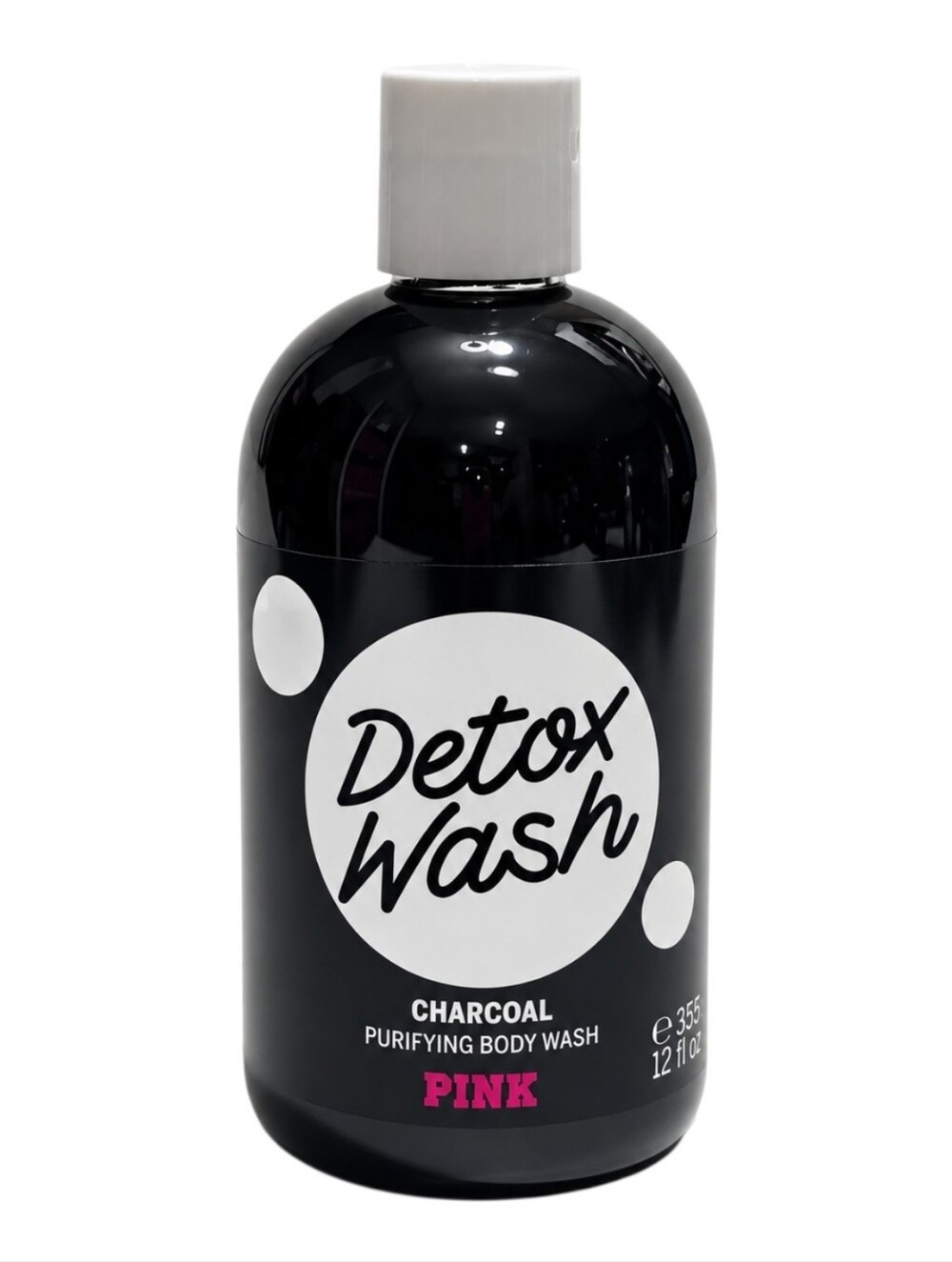 Victoria's Secret PINK Activated Charcoal Purifying Detox Body Wash 12 Oz NEW